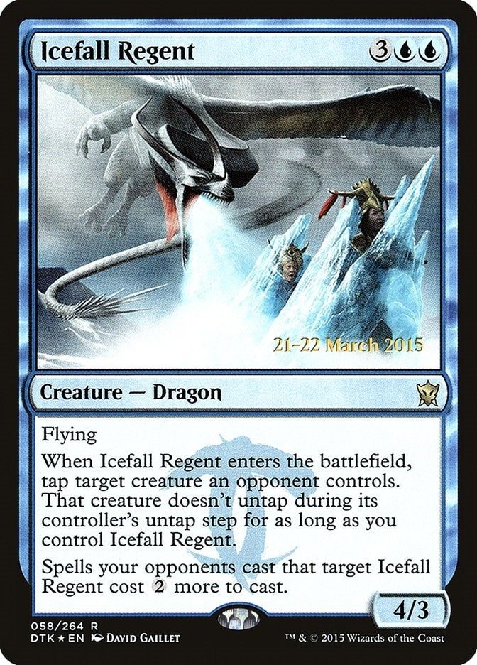 Image for Icefall Regent (58) [Prerelease Cards]