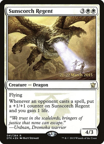Image for Sunscorch Regent (41) [Prerelease Cards]