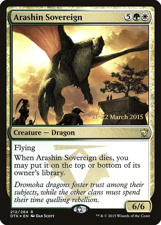 Image for Arashin Sovereign (212) [Prerelease Cards]