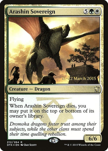 Image for Arashin Sovereign (212) [Prerelease Cards]