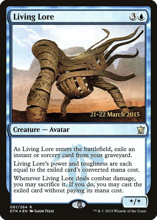 Image for Living Lore (61) [Prerelease Cards]