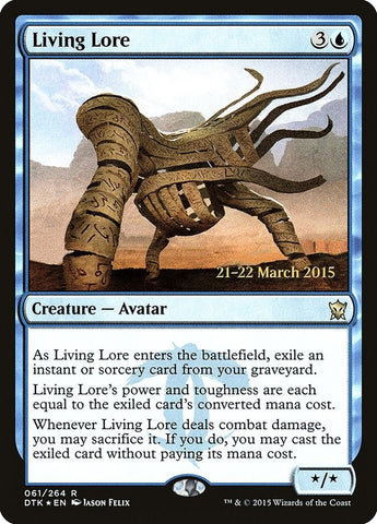 Image for Living Lore (61) [Prerelease Cards]