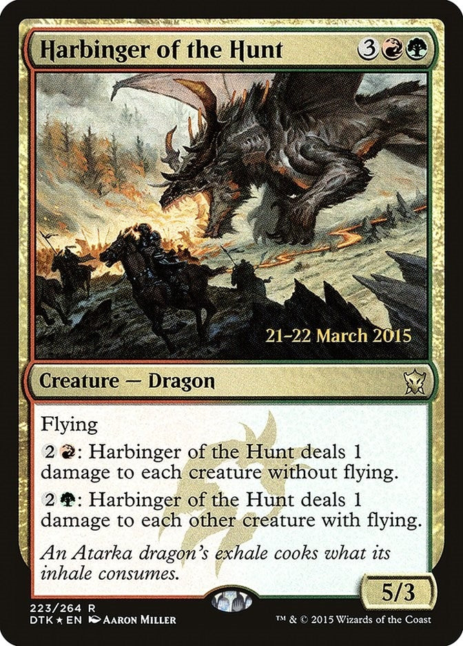 Image for Harbinger of the Hunt (223) [Prerelease Cards]
