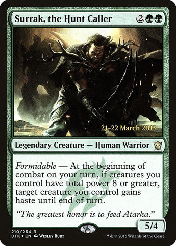 Image for Surrak, the Hunt Caller (210) [Prerelease Cards]
