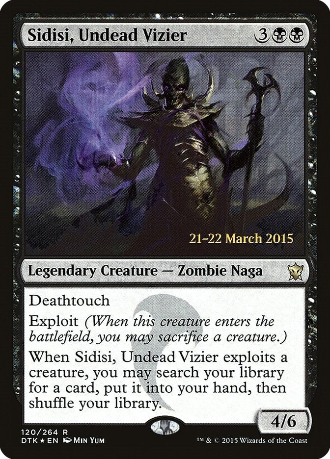 Image for Sidisi, Undead Vizier (120) [Prerelease Cards]