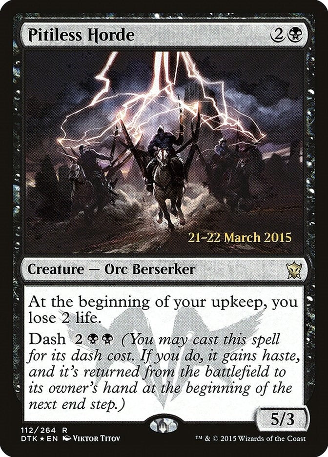 Image for Pitiless Horde (112) [Prerelease Cards]