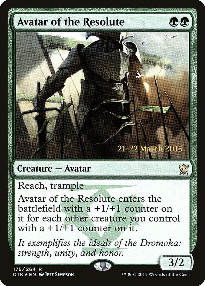 Image for Avatar of the Resolute (175) [Prerelease Cards]