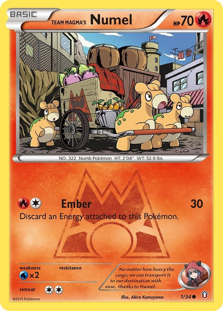Image for Team Magma's Numel (1/34) [Double Crisis]