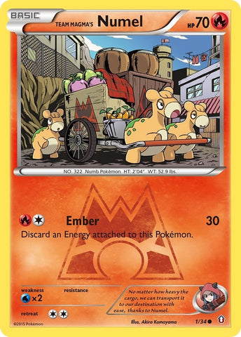 Image for Team Magma's Numel (1/34) [Double Crisis]
