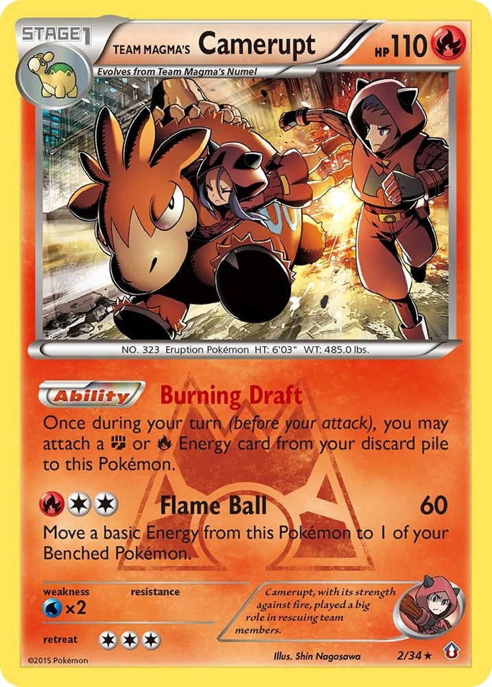 Image for Team Magma's Camerupt (2/34) [Double Crisis]