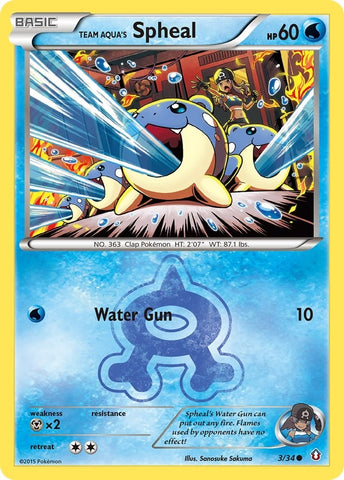 Image for Team Aqua's Spheal (3/34) [Double Crisis]