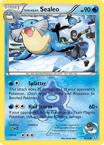 Image for Team Aqua's Sealeo (4/34) [Double Crisis]