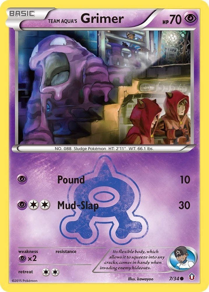 Image for Team Aqua's Grimer (7/34) [Double Crisis]