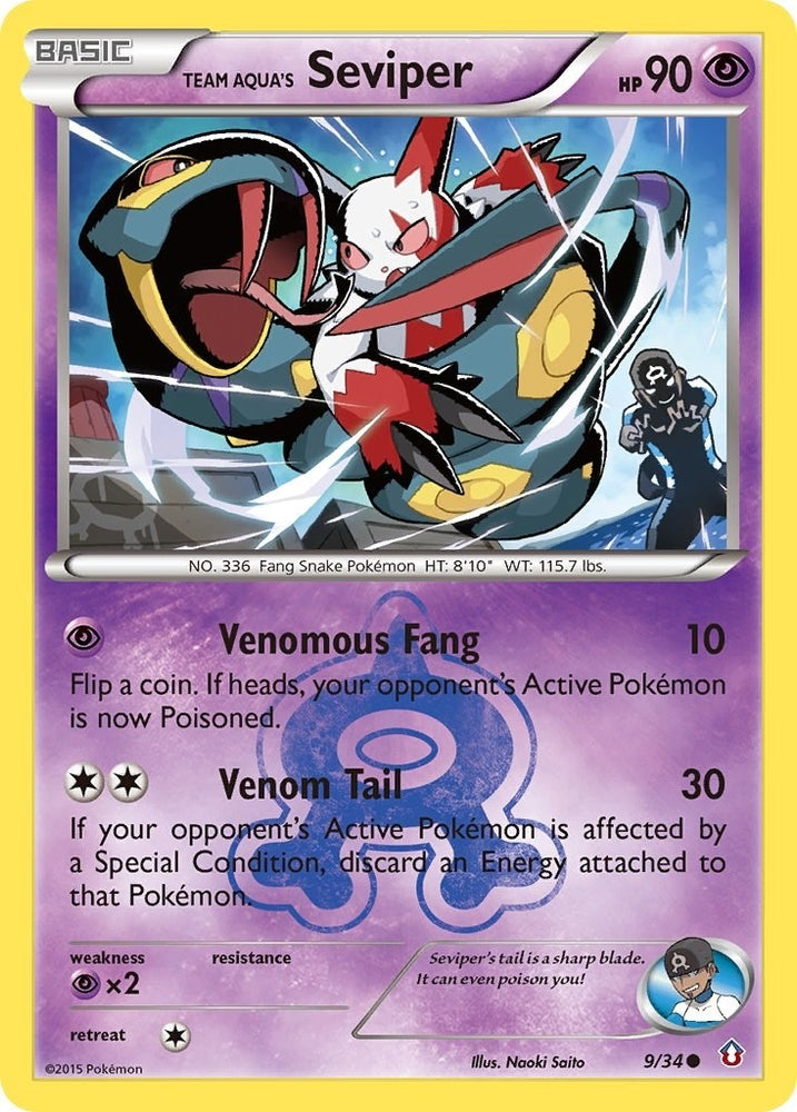 Image for Team Aqua's Seviper (9/34) [Double Crisis]