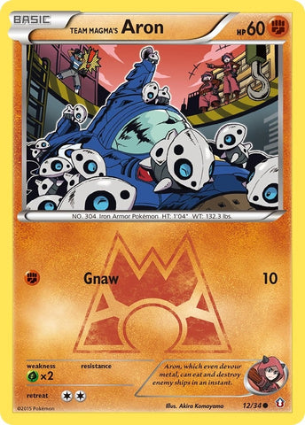 Image for Team Magma's Aron (12/34) [Double Crisis]