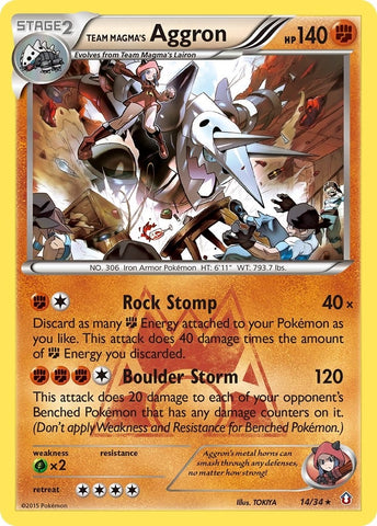 Image for Team Magma's Aggron (14/34) [Double Crisis]