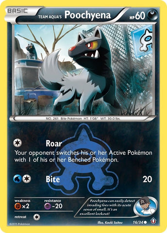 Image for Team Aqua's Poochyena (16/34) [Double Crisis]