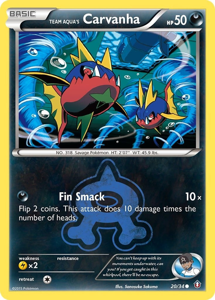 Image for Team Aqua's Carvanha (20/34) [Double Crisis]