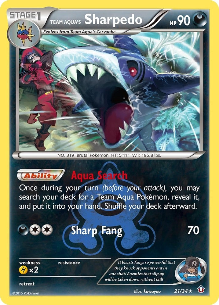 Image for Team Aqua's Sharpedo (21/34) [Double Crisis]