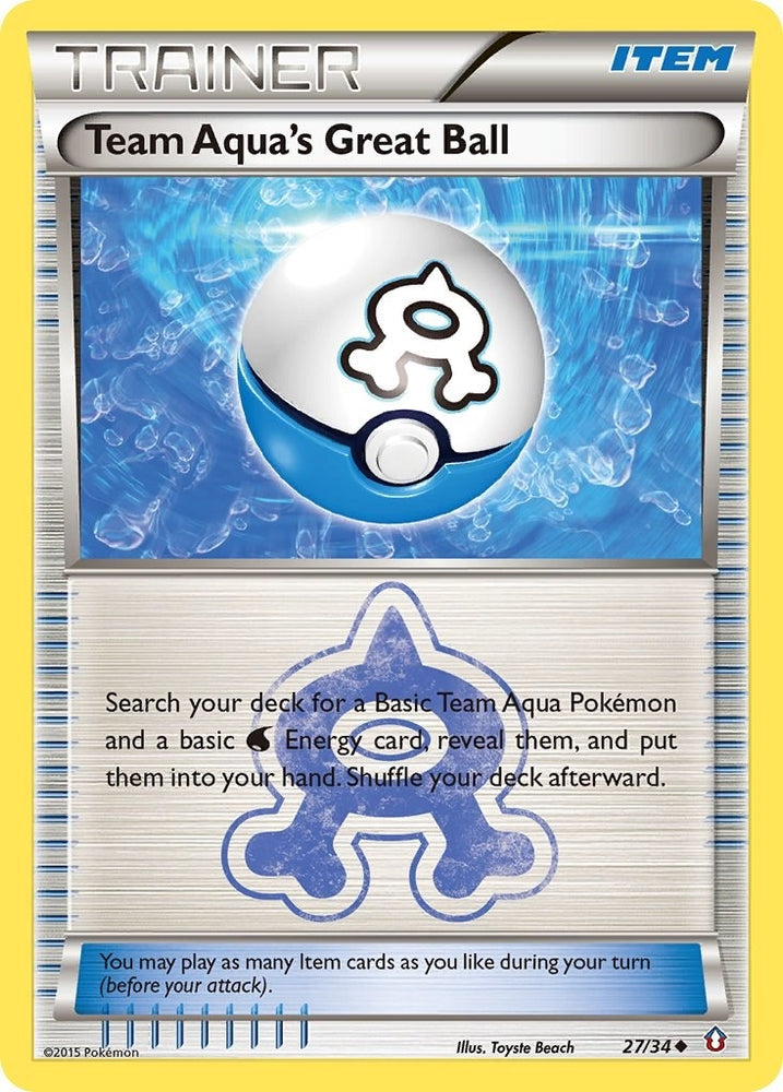 Image for Team Aqua's Great Ball (27/34) [Double Crisis]