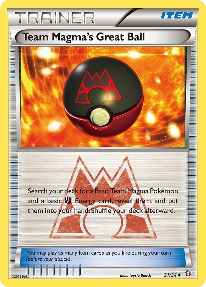 Image for Team Magma's Great Ball (31/34) [Double Crisis]
