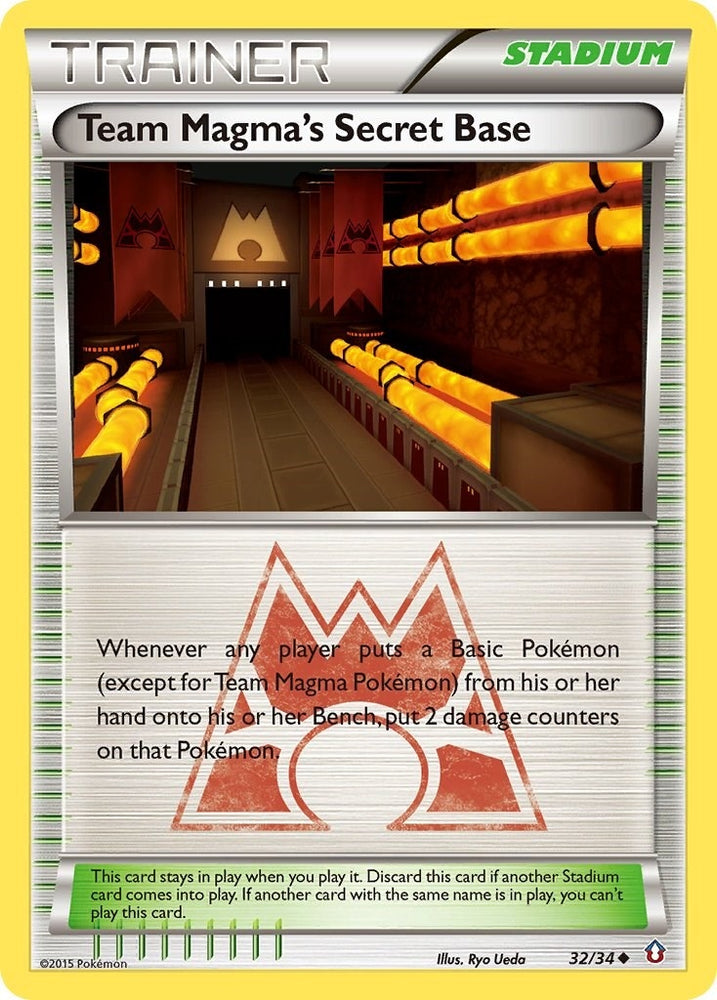 Image for Team Magma's Secret Base (32/34) [Double Crisis]