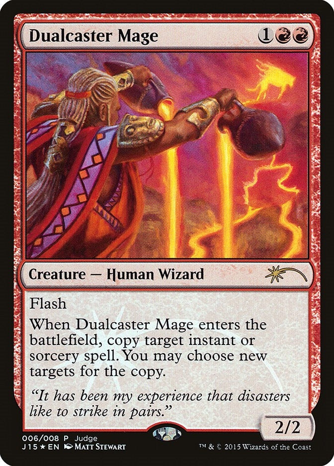 Image for Dualcaster Mage (6) [Judge Promos]