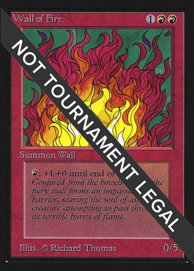 Image for Wall of Fire (IE) - Magic: The Gathering