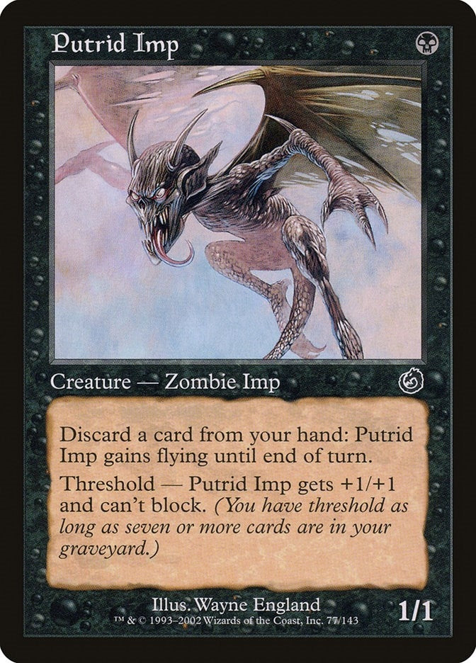 Image for Putrid Imp (77) - Magic: The Gathering