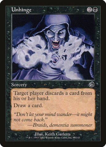 Image for Unhinge (87) - Magic: The Gathering