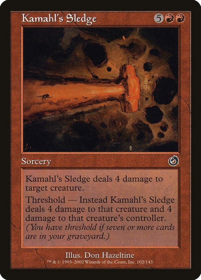 Image for Kamahl's Sledge (102) [Torment]