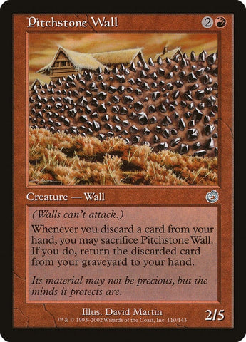 Image for Pitchstone Wall (110) - Magic: The Gathering