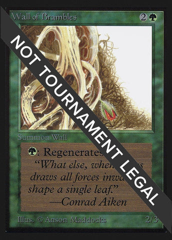 Image for Wall of Brambles (CE) - Magic: The Gathering