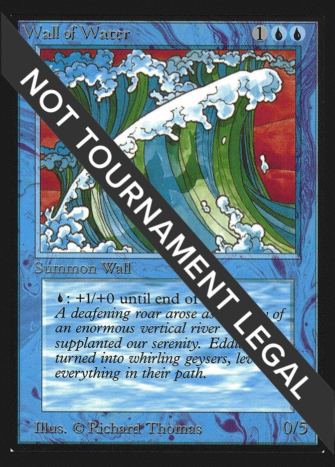 Image for Wall of Water (CE) - Magic: The Gathering