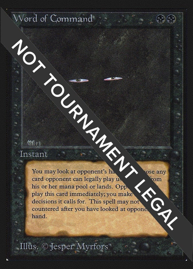 Image for Word of Command (CE) - Magic: The Gathering