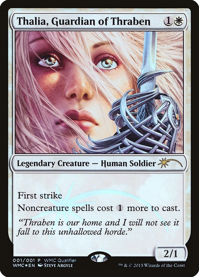 Image for Thalia, Guardian of Thraben (1) [WMCQ Promo Cards]