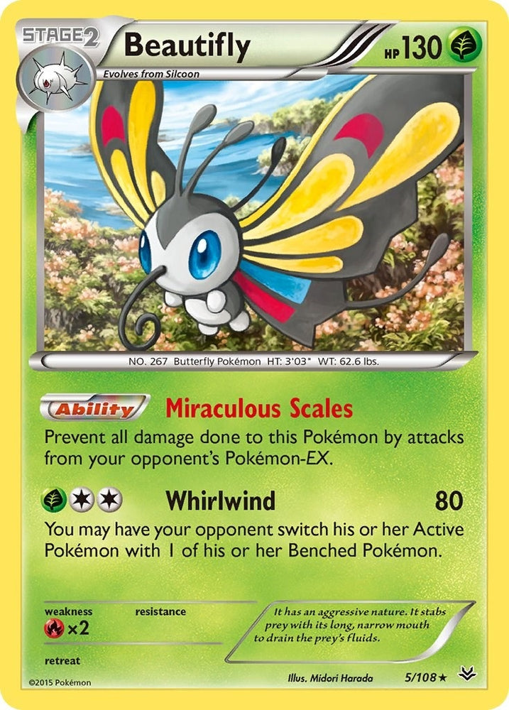 Image for Beautifly (5/108) [XY - Roaring Skies]