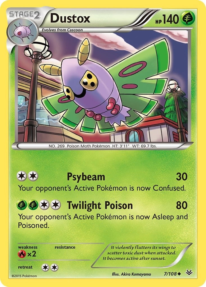 Image for Dustox (7) (7/108) [XY - Roaring Skies]