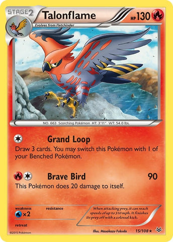 Image for Talonflame (15/108) - Pokemon