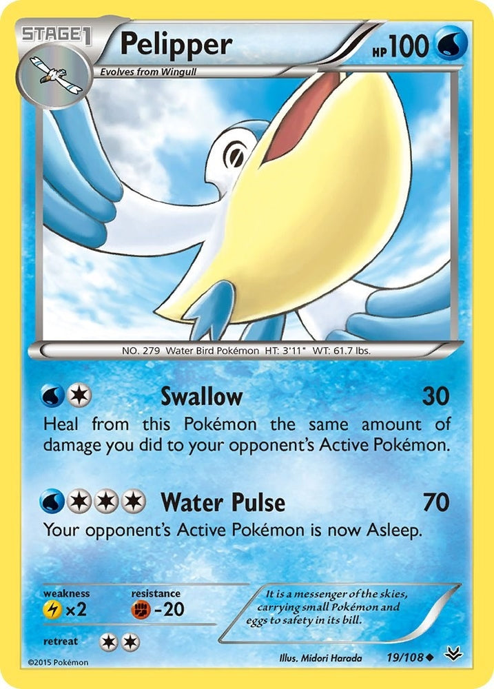 Image for Pelipper (19/108) [XY - Roaring Skies]