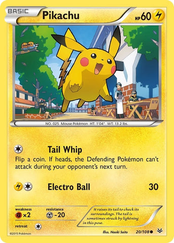 Image for Pikachu (20/108) [XY - Roaring Skies]
