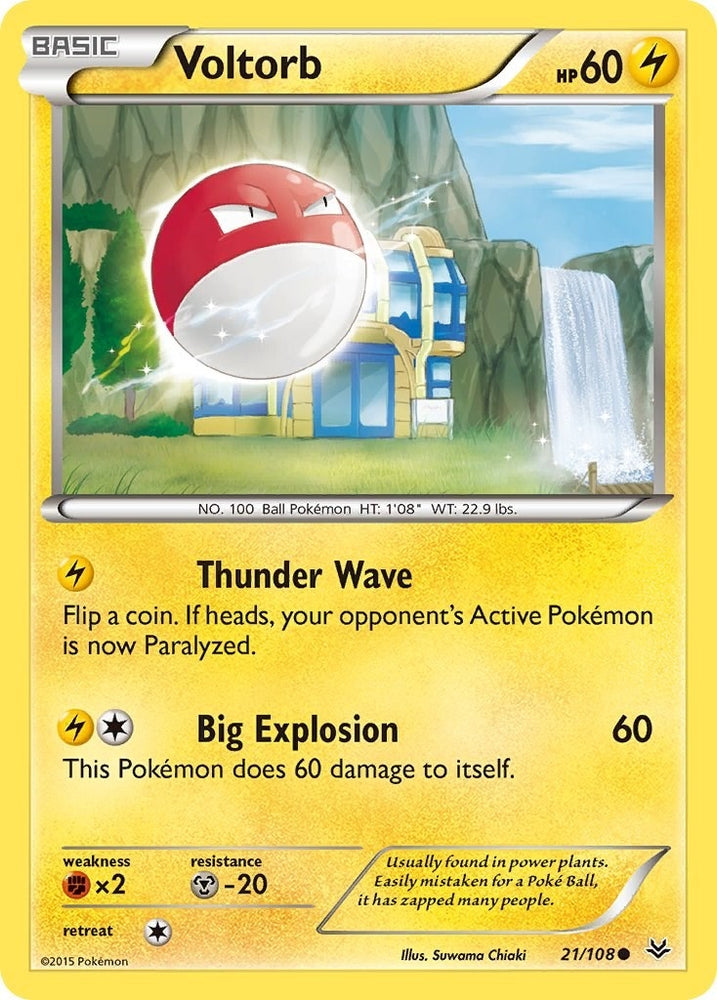 Image for Voltorb (21/108) [XY - Roaring Skies]