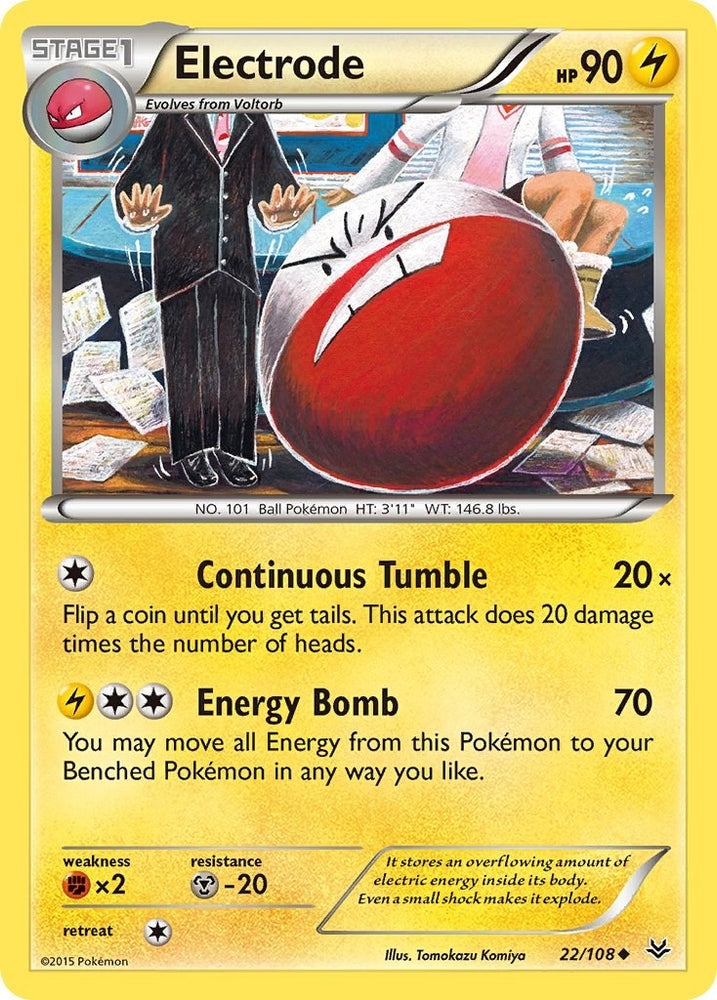 Image for Electrode (22/108) [XY - Roaring Skies]