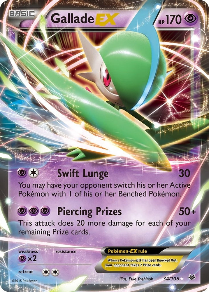 Image for Gallade EX (34/108) [XY - Roaring Skies]