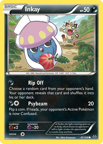 Image for Inkay (41/108) [XY - Roaring Skies]
