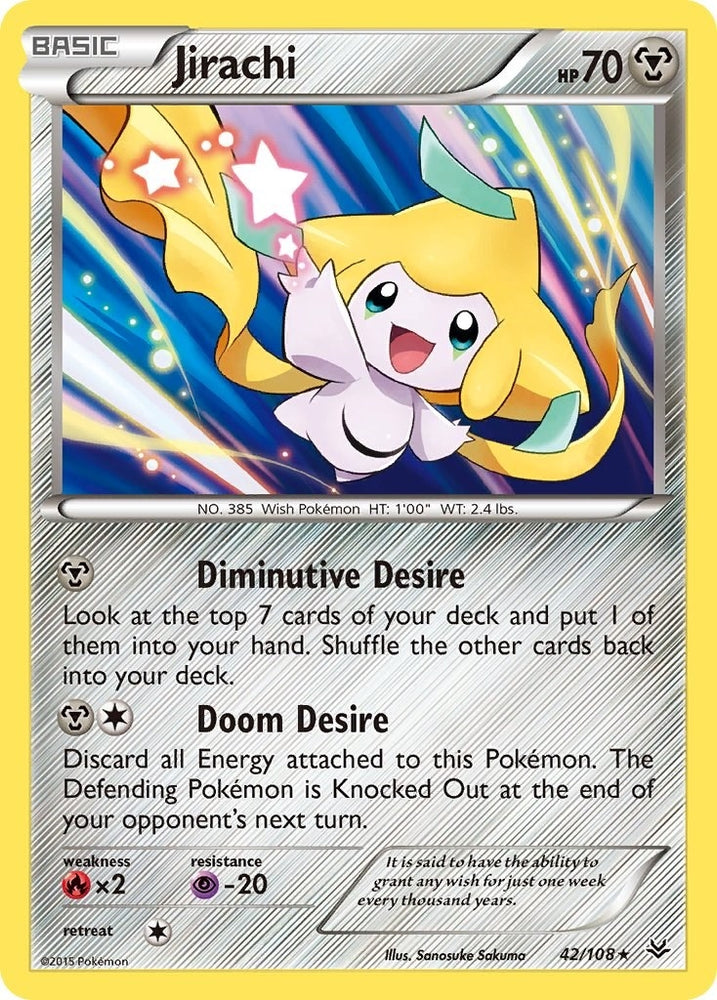 Image for Jirachi (42/108) [XY - Roaring Skies]
