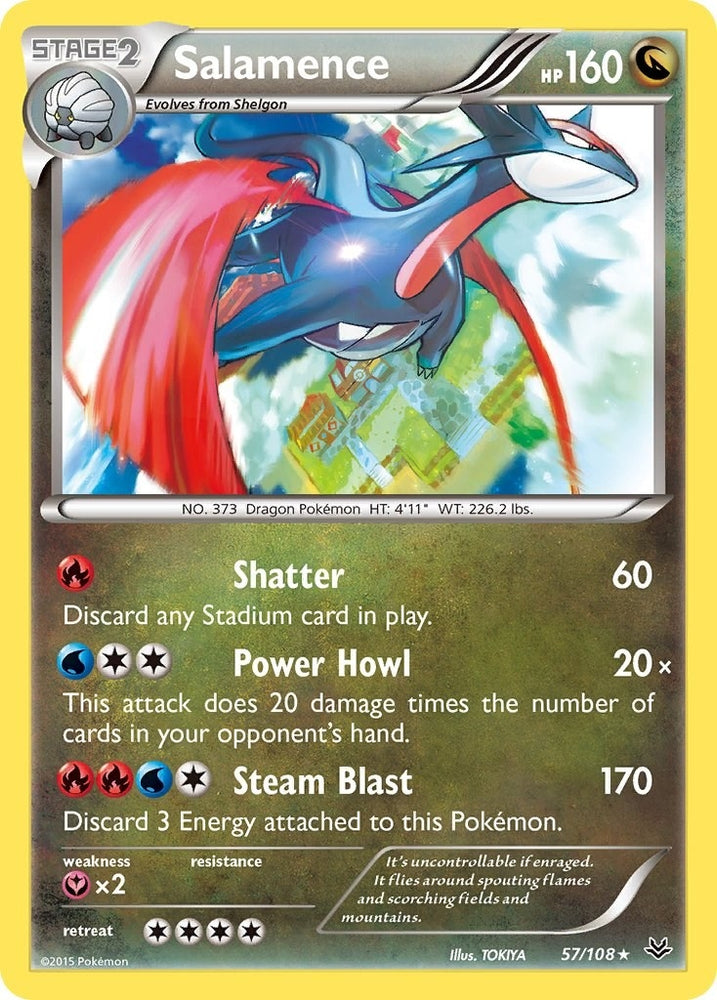 Image for Salamence (57/108) [XY - Roaring Skies]