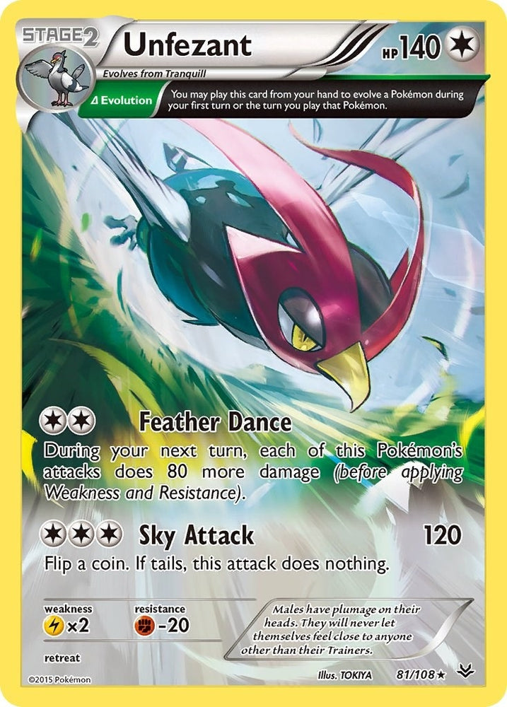 Image for Unfezant (81 Delta) (81/108) [XY - Roaring Skies]