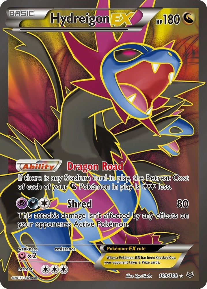 Image for Hydreigon EX (103 Full Art) (103/108) [XY - Roaring Skies]