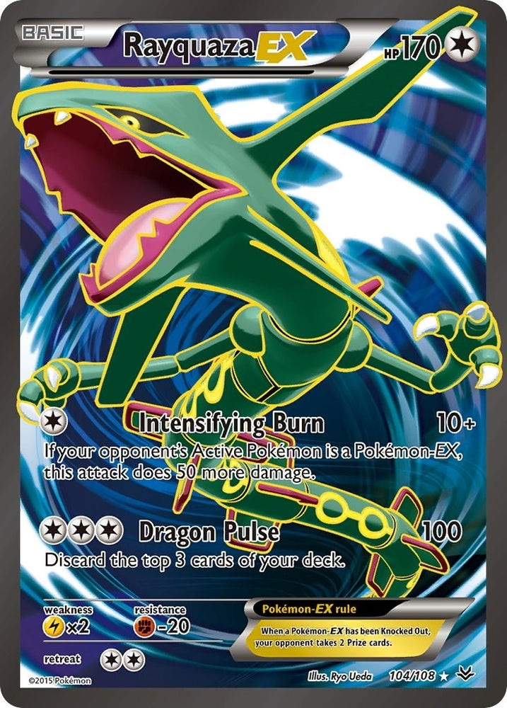 Image for Rayquaza EX (104 Full Art) (104/108) [XY - Roaring Skies]